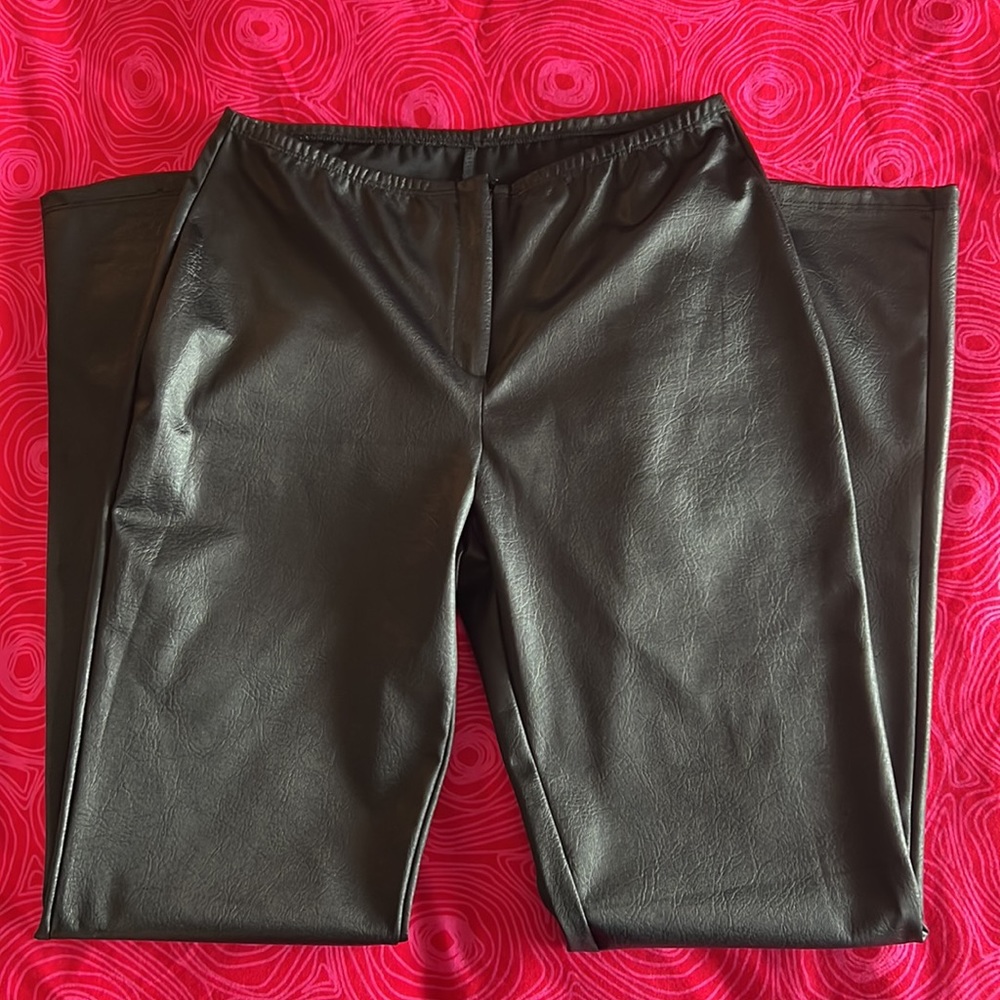 Vintage vegan leather pants
